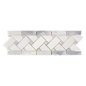 Maravilla Provincial White Polished Marble Tile - 100469469 – Floor